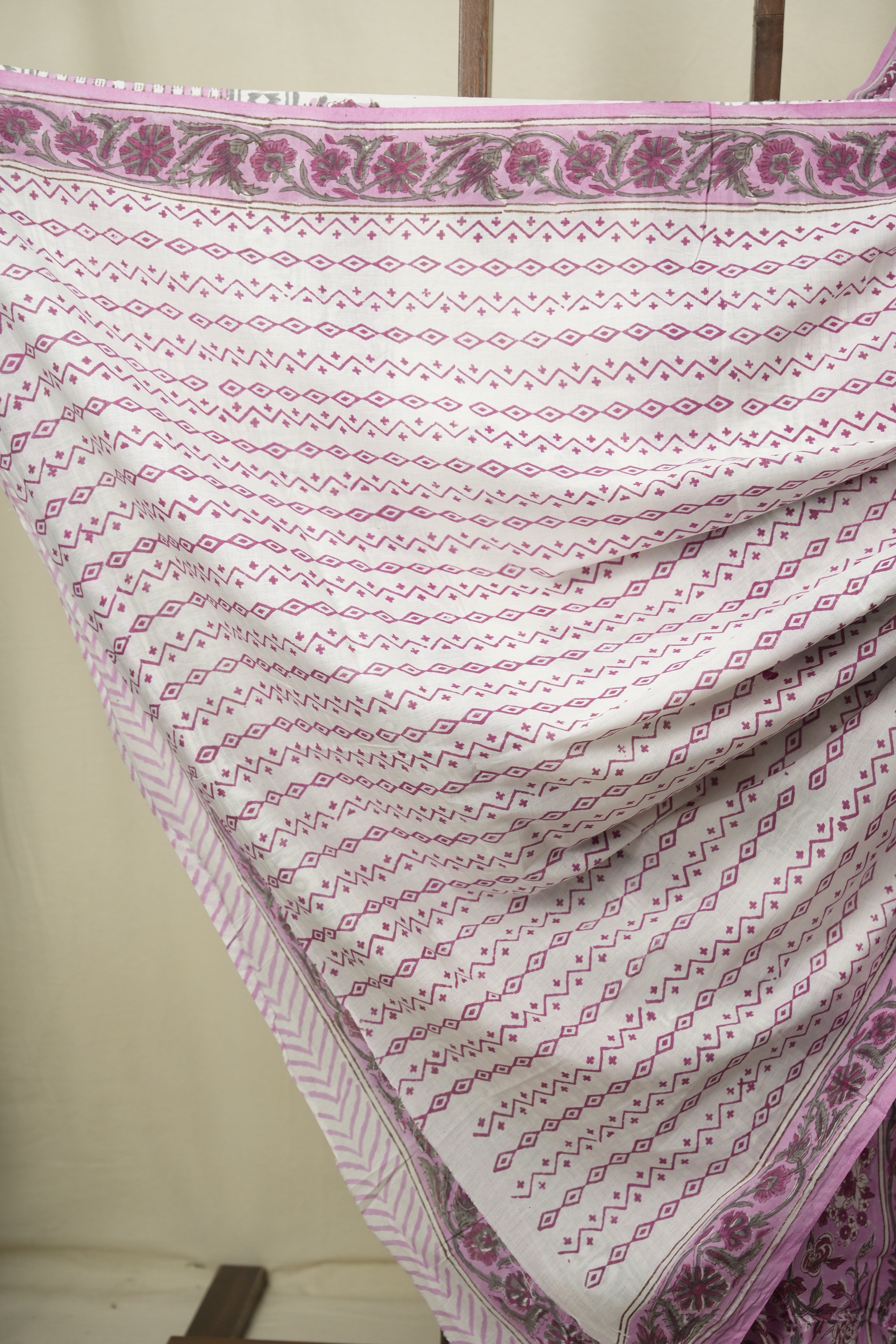 Pink HBP Cotton Saree - SRPCS3697