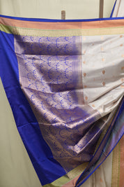 Cream Banarasi Silk Saree - SRCBSS947