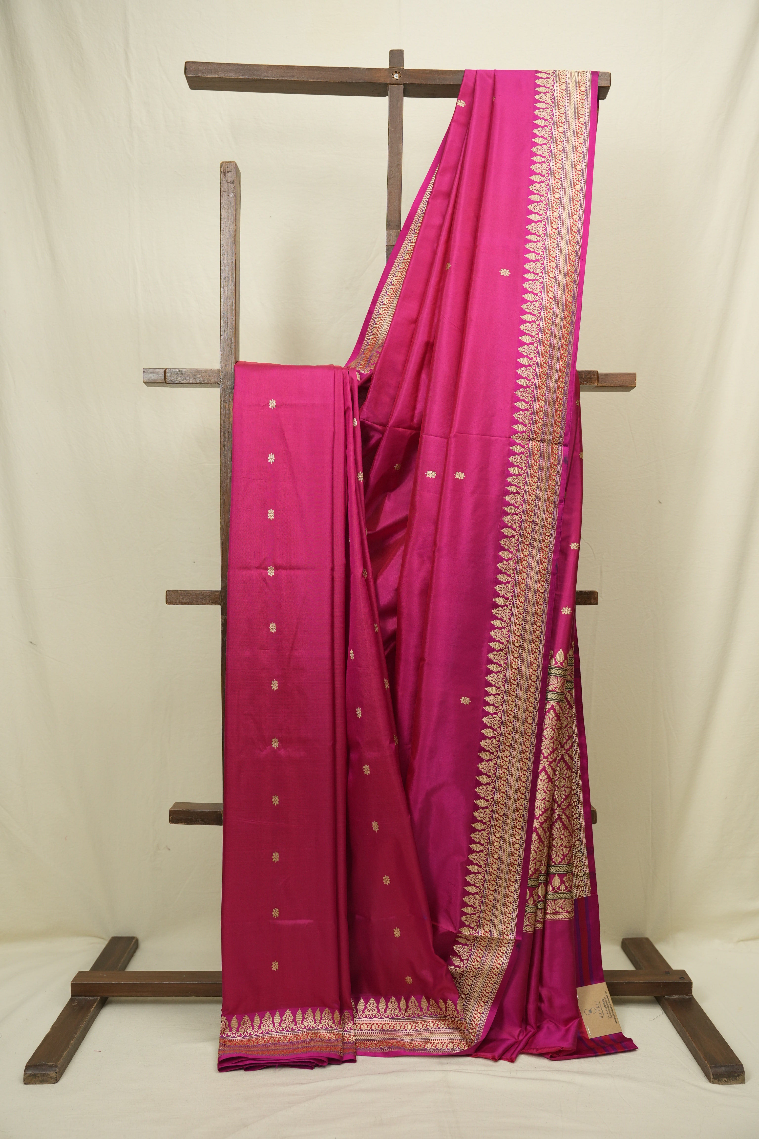 Rani Pink Banarasi Silk Saree - SRRPBSS946