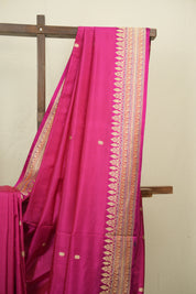 Rani Pink Banarasi Silk Saree - SRRPBSS946