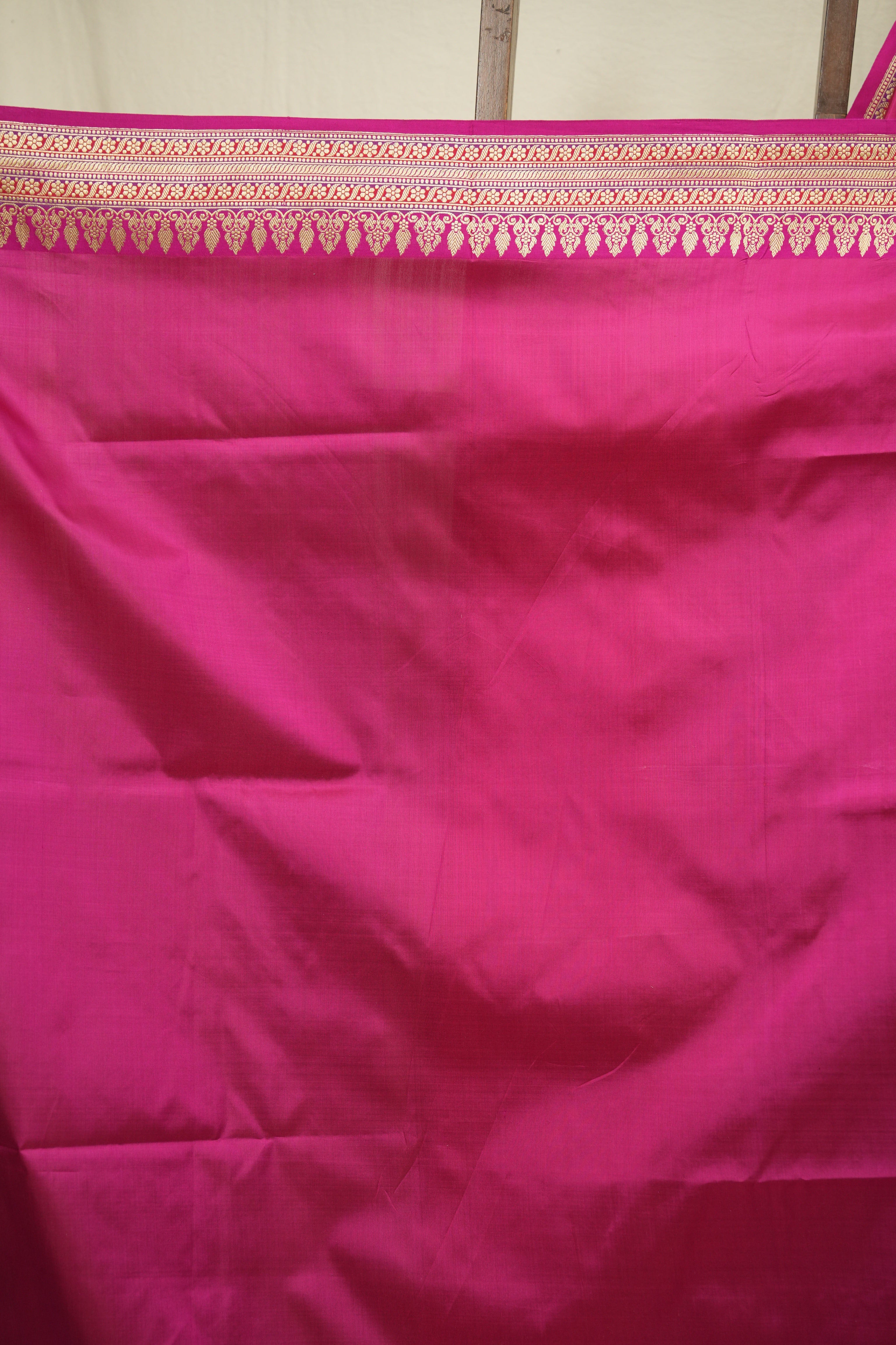 Rani Pink Banarasi Silk Saree - SRRPBSS946
