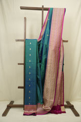 Peacock Green Banarasi Silk Saree - SRPGBSS944