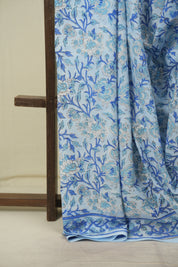 Blue HBP Cotton Saree - SRBCS3698