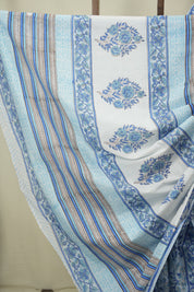 Blue HBP Cotton Saree - SRBCS3698