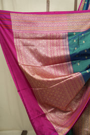 Peacock Green Banarasi Silk Saree - SRPGBSS944