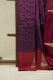 Magenta Banarasi Silk Saree - SRMBSS937