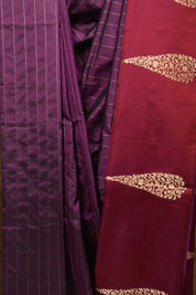 Magenta Banarasi Silk Saree - SRMBSS937