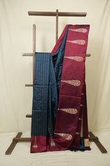 Teal Banarasi Silk Saree - SRTBSS936