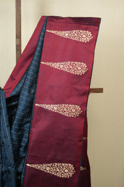 Teal Banarasi Silk Saree - SRTBSS936