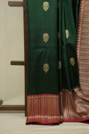 Green Banarasi Silk Saree - SRGBSS943