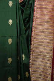 Green Banarasi Silk Saree - SRGBSS943