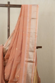 Peach Tissue Cotton Paithani Saree (DEFECT) - SRPTCPS57-PI