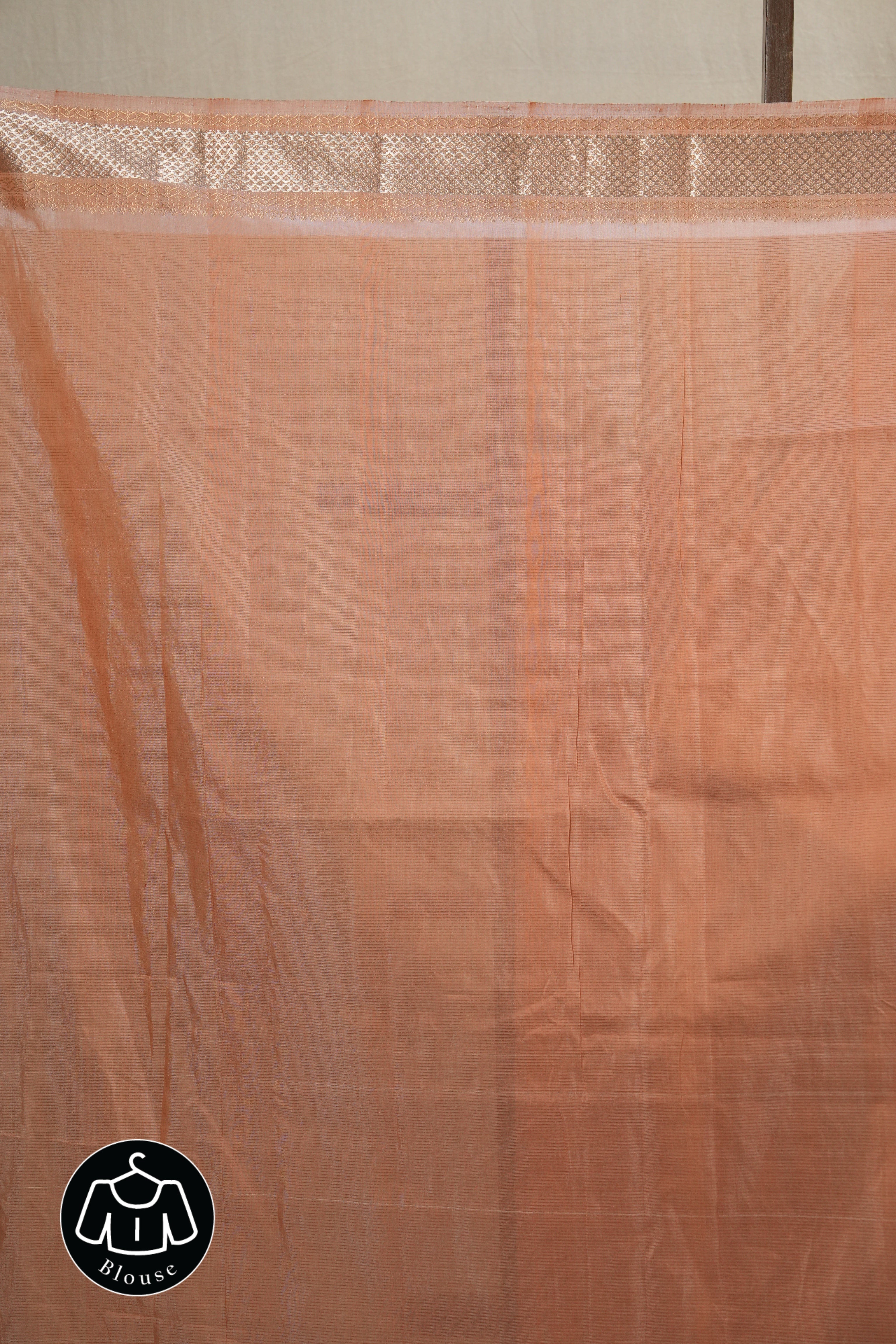 Peach Tissue Cotton Paithani Saree (DEFECT) - SRPTCPS57-PI