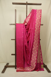Pink Banarasi Silk Saree - SRPBSS942