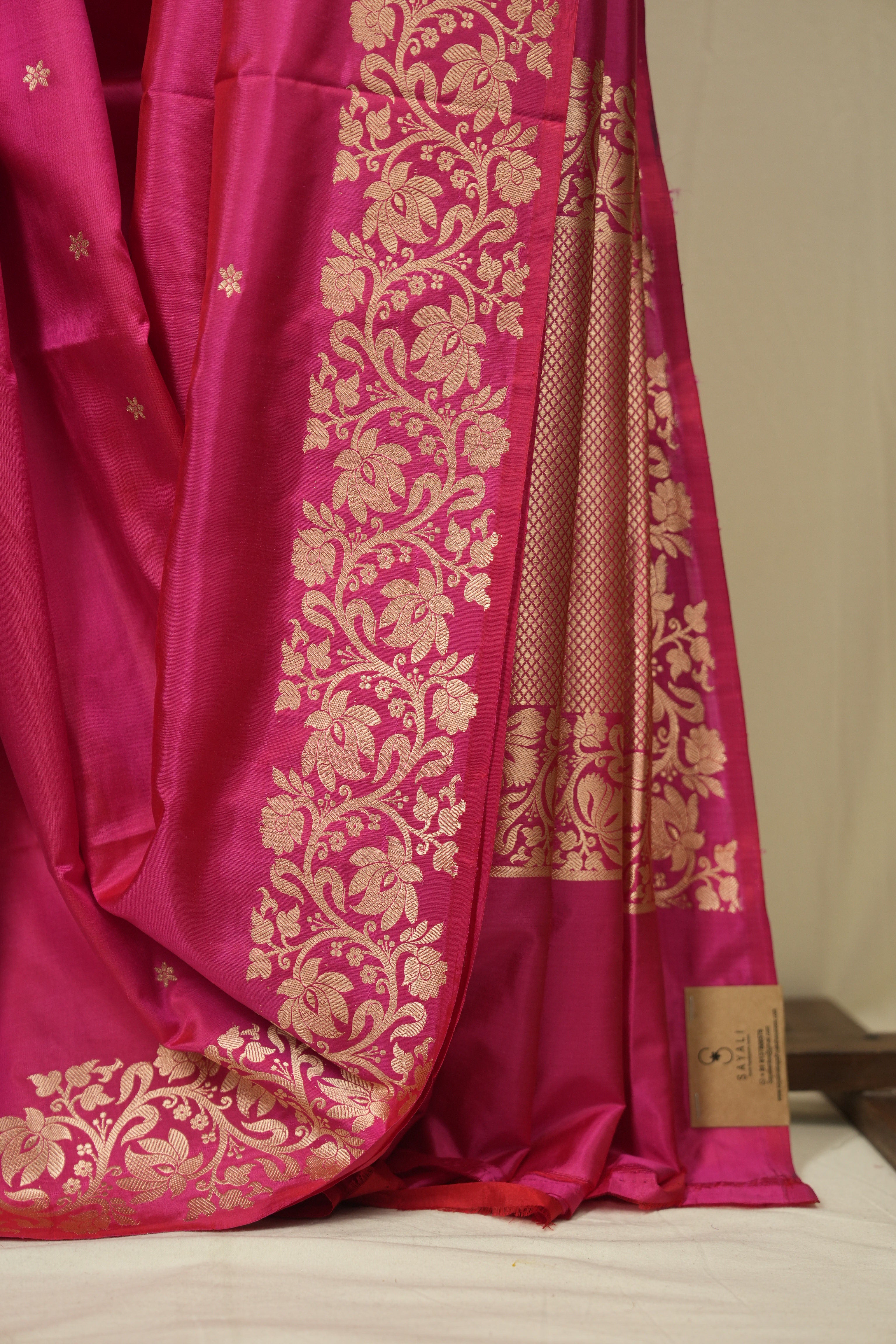 Pink Banarasi Silk Saree - SRPBSS942