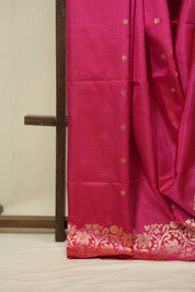 Pink Banarasi Silk Saree - SRPBSS942