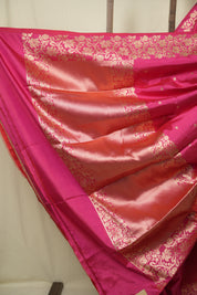 Pink Banarasi Silk Saree - SRPBSS942