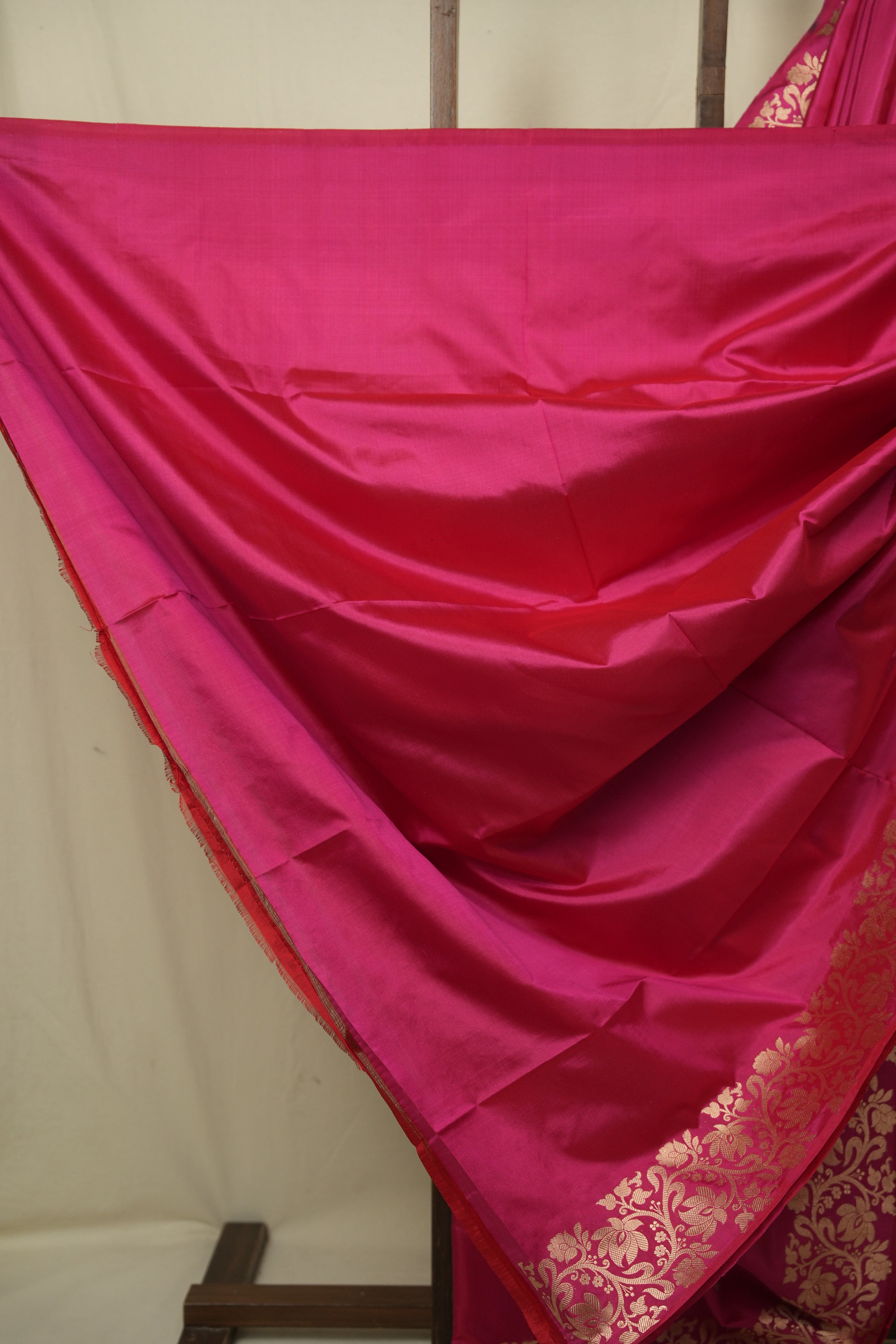 Pink Banarasi Silk Saree - SRPBSS942