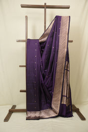 Purple Banarasi Silk Saree - SRPBSS941
