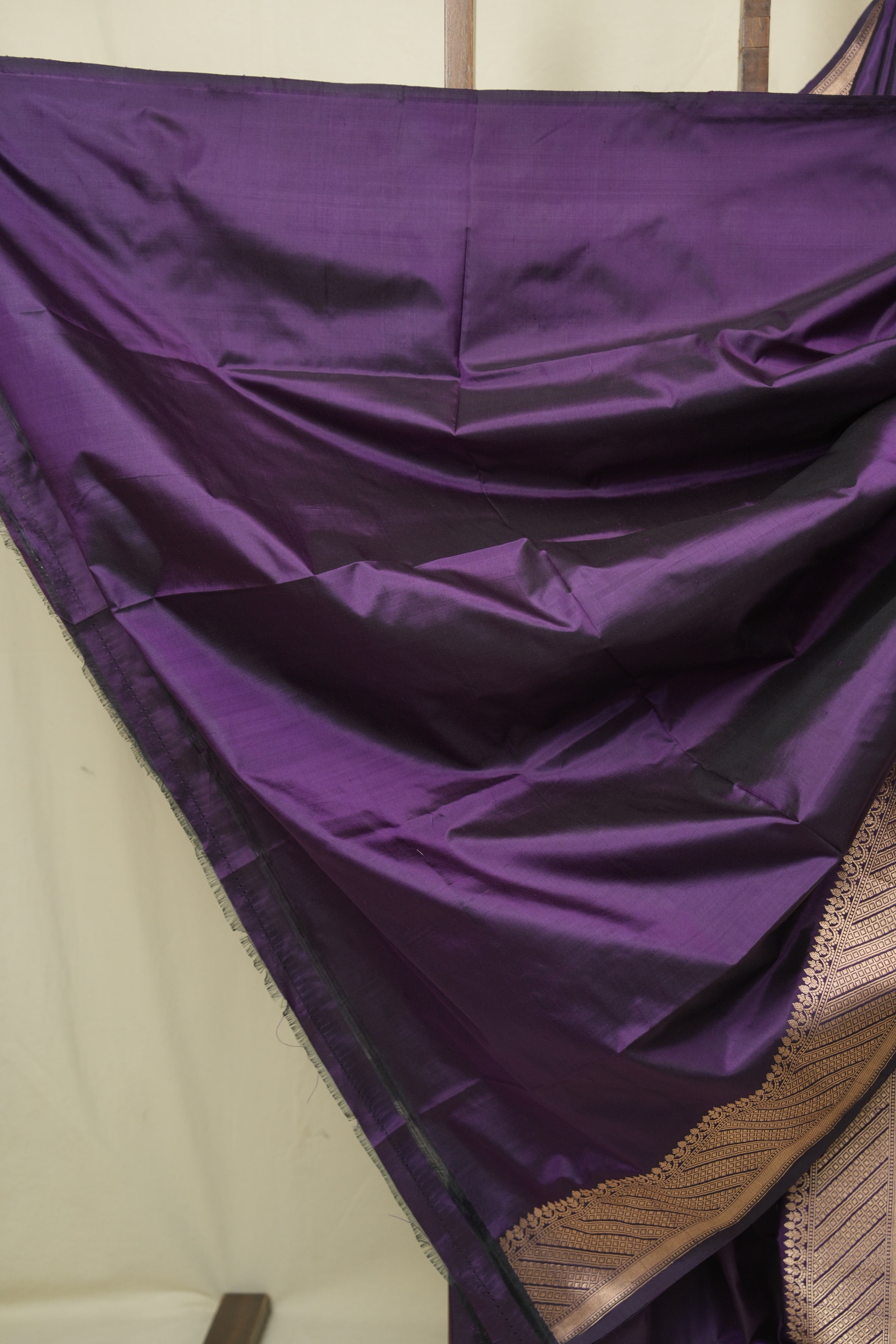 Purple Banarasi Silk Saree - SRPBSS941