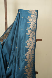Peacock Blue Banarasi Silk Saree - SRPBBSS940