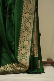Green Banarasi Silk Saree - SRGBSS939