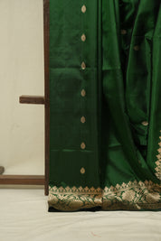 Green Banarasi Silk Saree - SRGBSS939