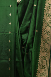 Green Banarasi Silk Saree - SRGBSS939
