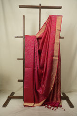 Pink Soft Silk Saree - SRPSSS478
