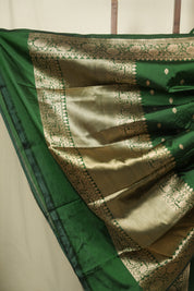 Green Banarasi Silk Saree - SRGBSS939