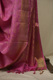 Pink Soft Silk Saree - SRPSSS474