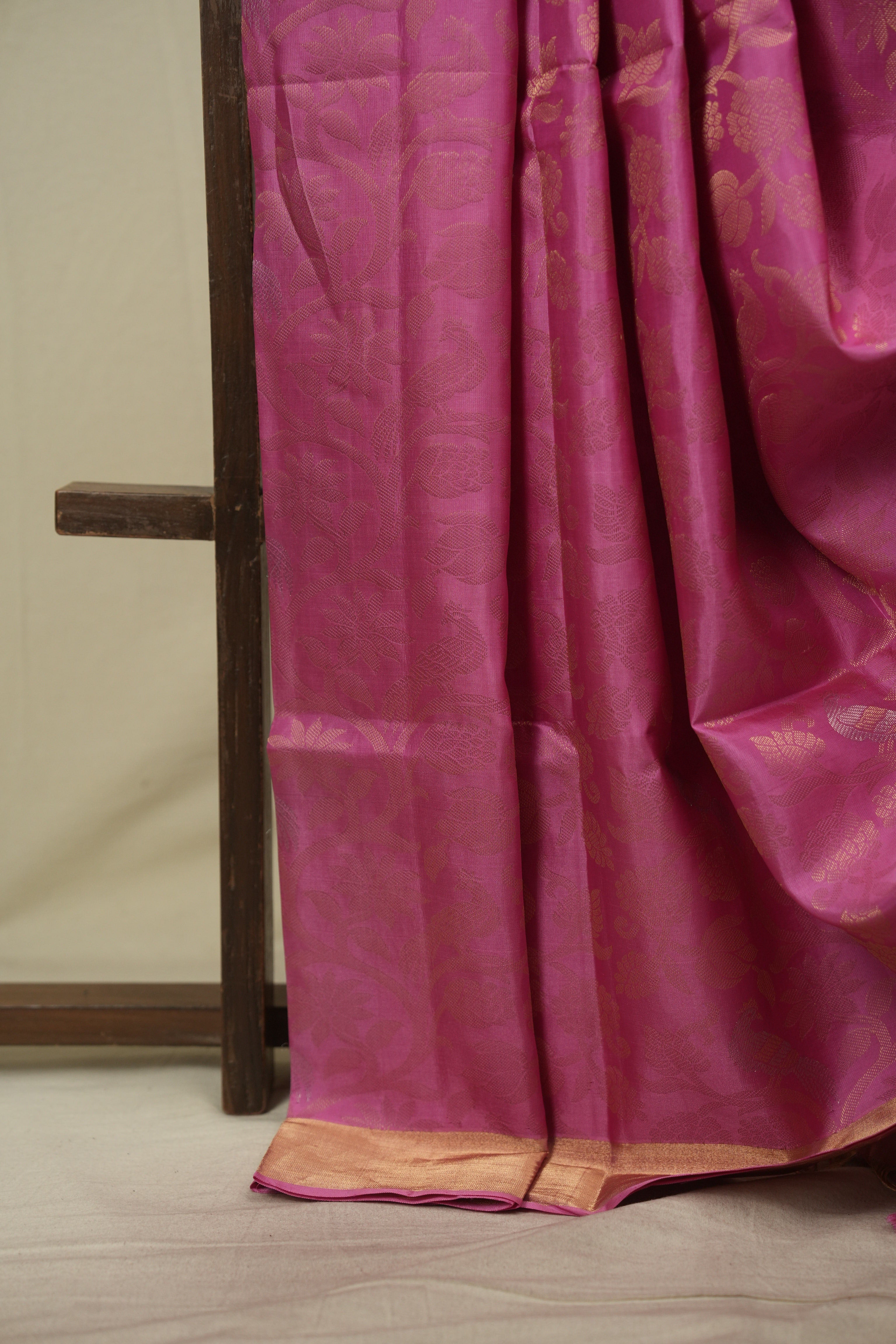Pink Soft Silk Saree - SRPSSS474