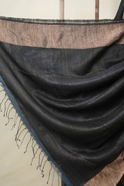 Black Matka Silk Jamdani Saree - SRBMSJS98