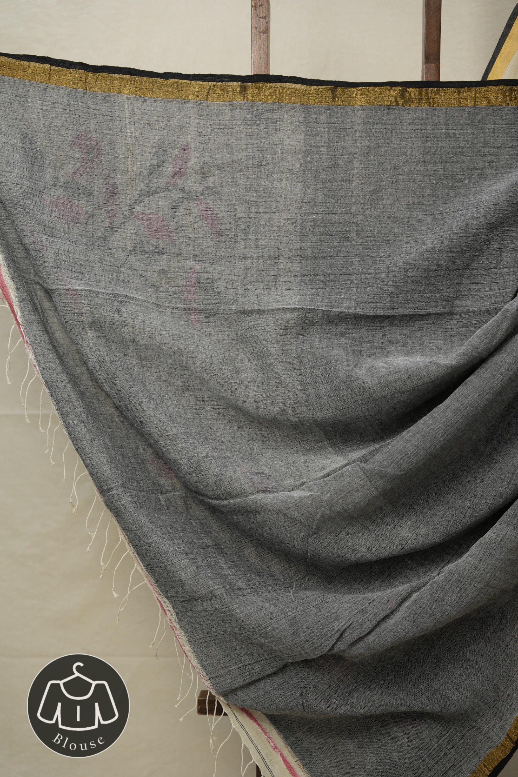 Off White Mul Cotton Jamdani Saree-SROWMCJS172