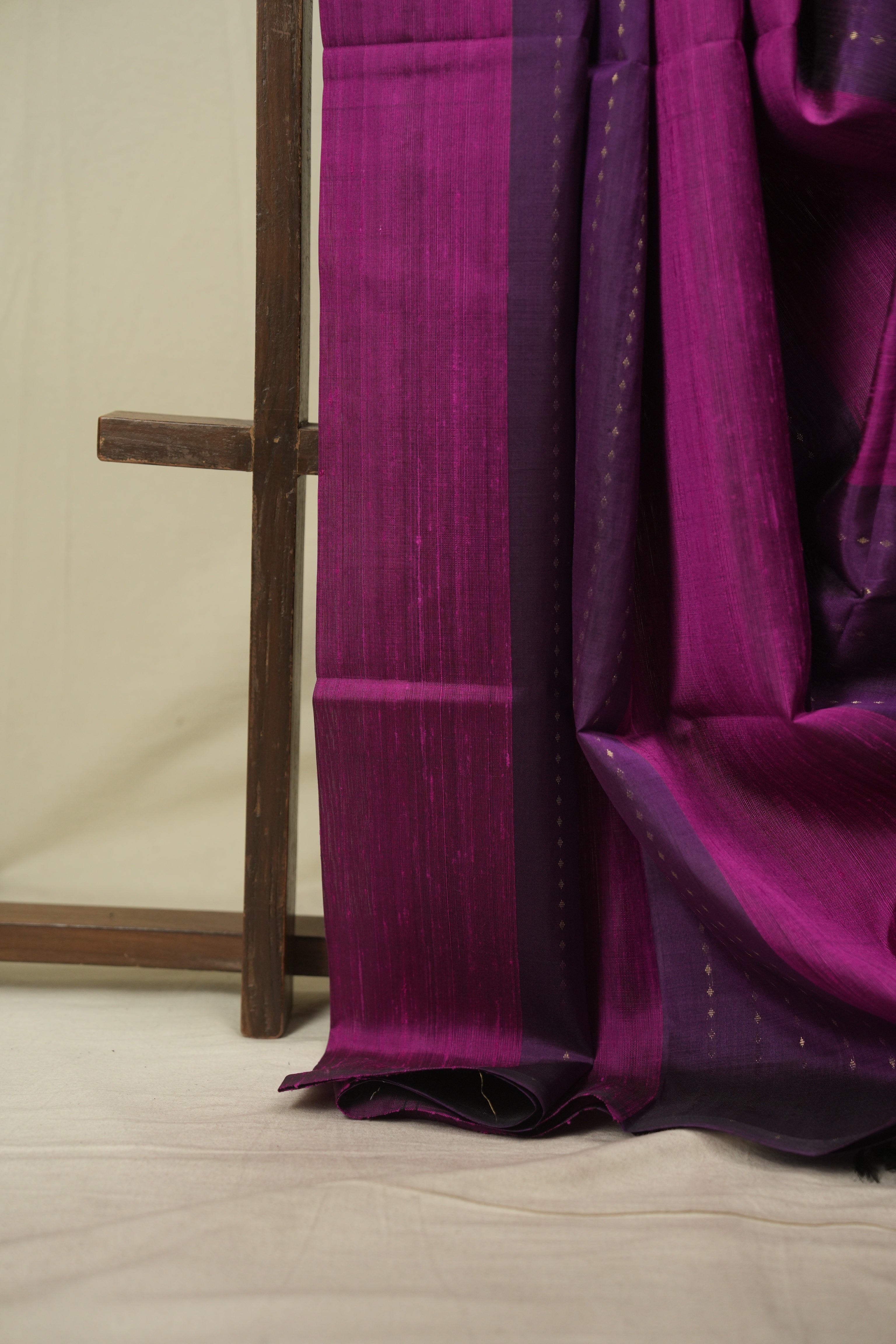 Purple-Magenta Soft Silk Saree - SRPMSSS470