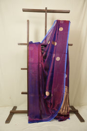 Dual Tone Purple Tissue Banarasi Silk Saree - SRDTPTBSS72