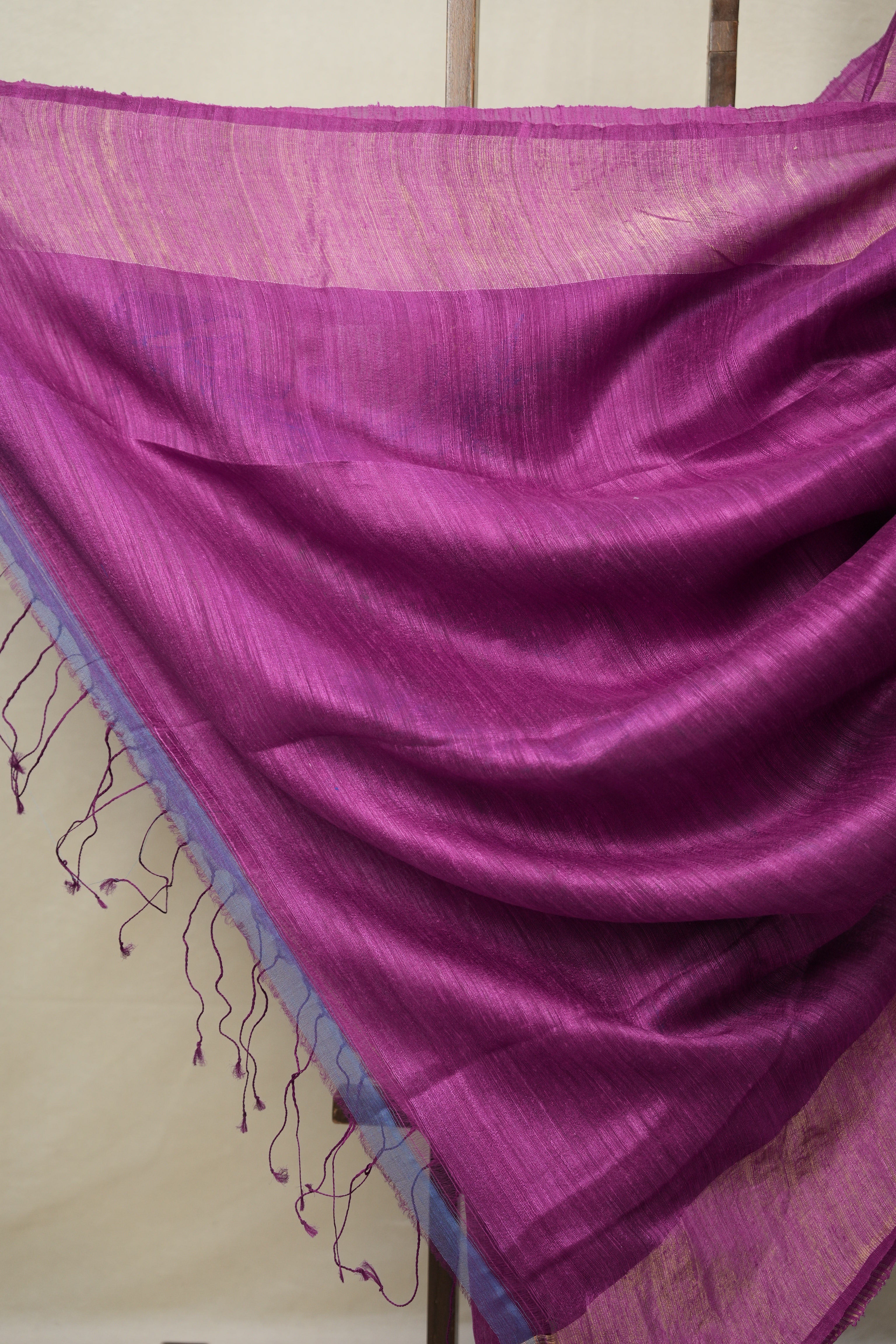 Magenta Matka Silk Jamdani Saree - SRMMSJS101