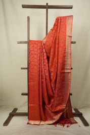 Orange Soft Silk Saree - SROSSS475