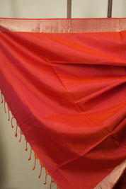 Orange Soft Silk Saree - SROSSS475