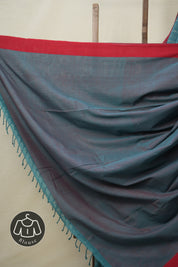 Rama Green Bengal Cotton Saree - SRRGBCS93