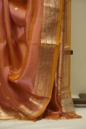 Dual Tone Pink Tissue Banarasi Silk Saree - SRDTPTBSS79