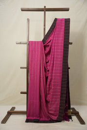Rani Pink Bengal Cotton Saree - SRRPBCS95