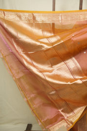 Dual Tone Pink Tissue Banarasi Silk Saree - SRDTPTBSS79