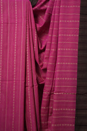 Rani Pink Bengal Cotton Saree - SRRPBCS95