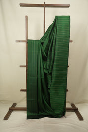 Green Soft Silk Saree - SRGSSS479