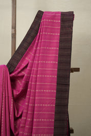 Rani Pink Bengal Cotton Saree - SRRPBCS95