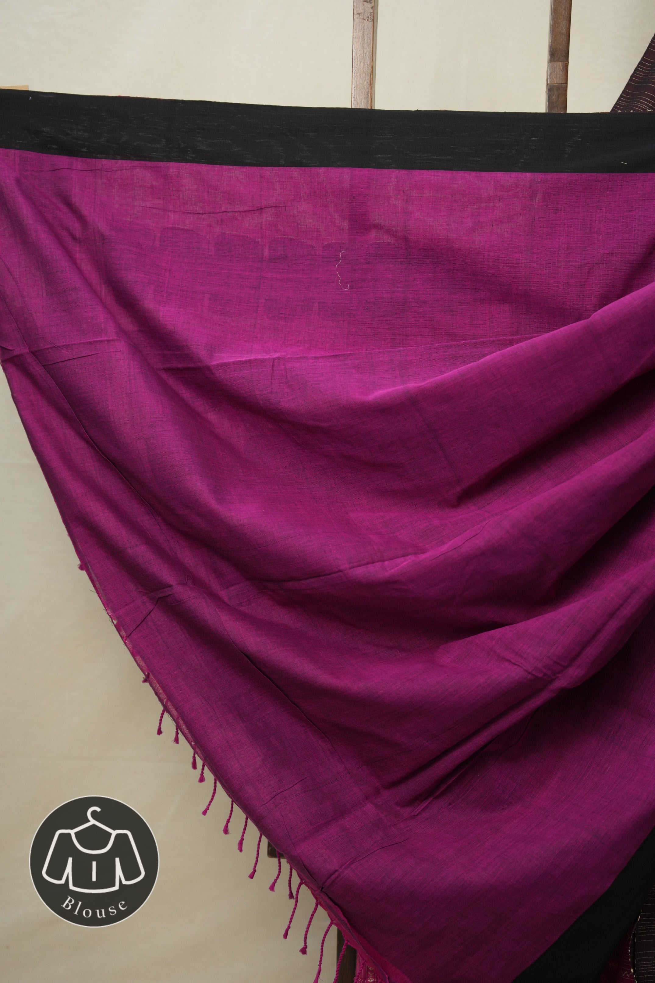 Rani Pink Bengal Cotton Saree - SRRPBCS95