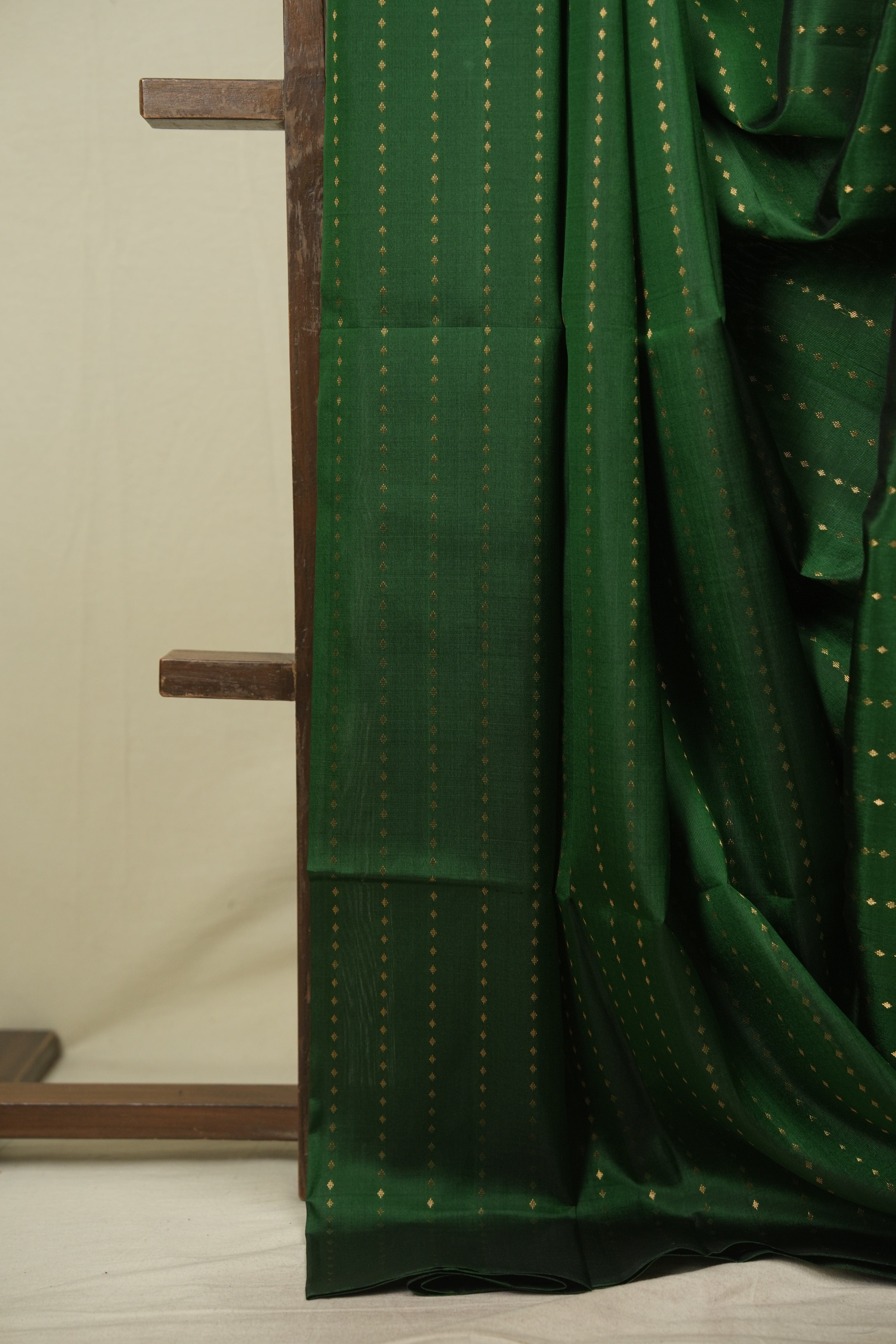 Green Soft Silk Saree - SRGSSS479