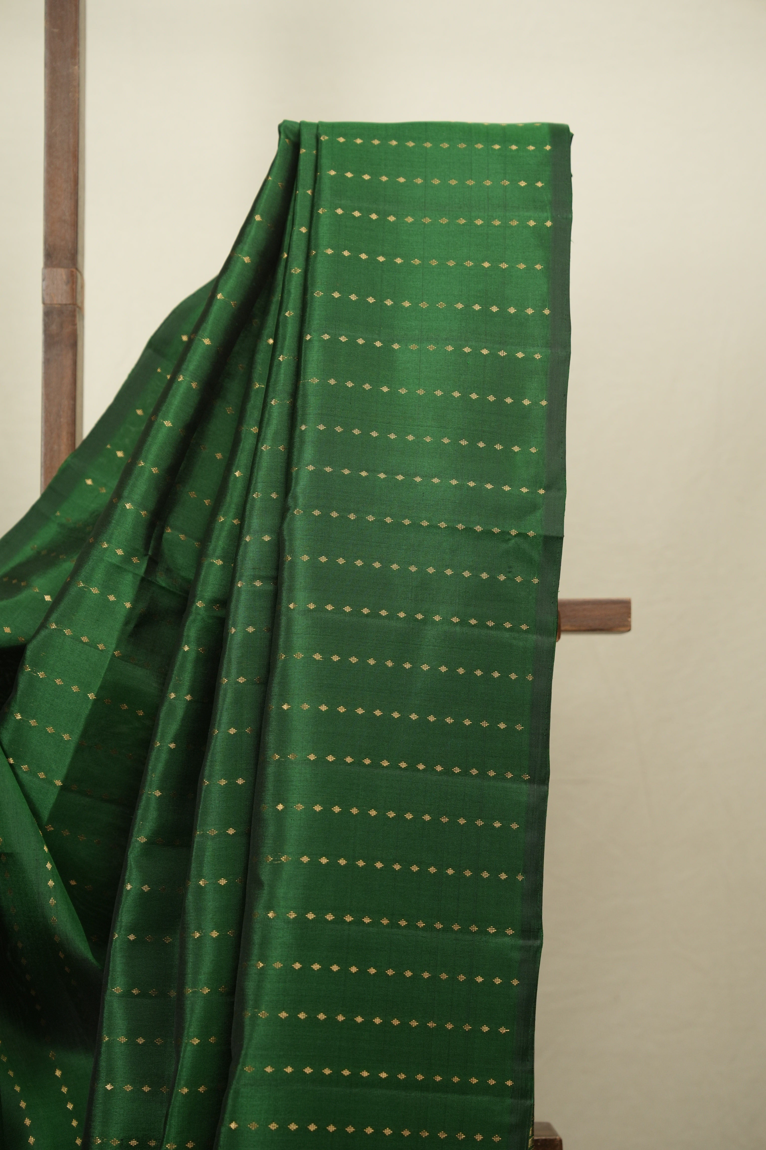 Green Soft Silk Saree - SRGSSS479