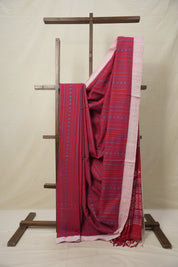 Red Bengal Cotton Saree - SRRBCS113